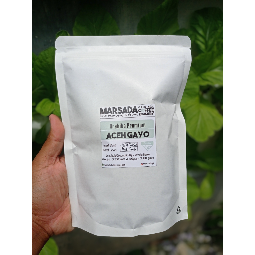 

Kopi Bubuk Arabika Gayo Premium 1 Kg Asli 100% Kopi tanpa Campuran