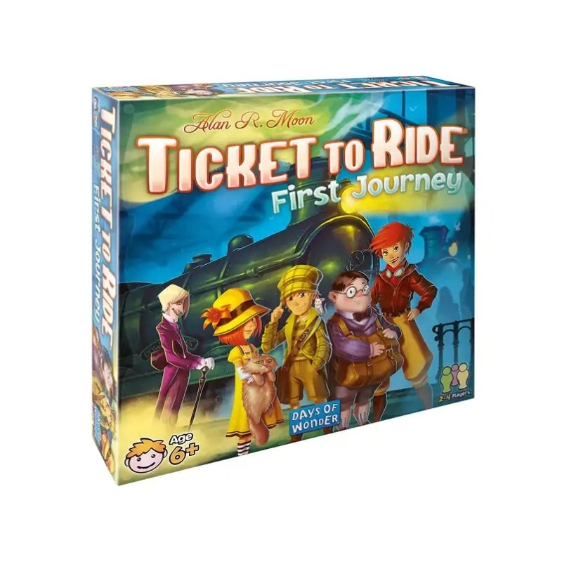 TICKET TO RIDE FIRST JOURNEY TO AMERICA ( USA MAP) - BOARD GAME