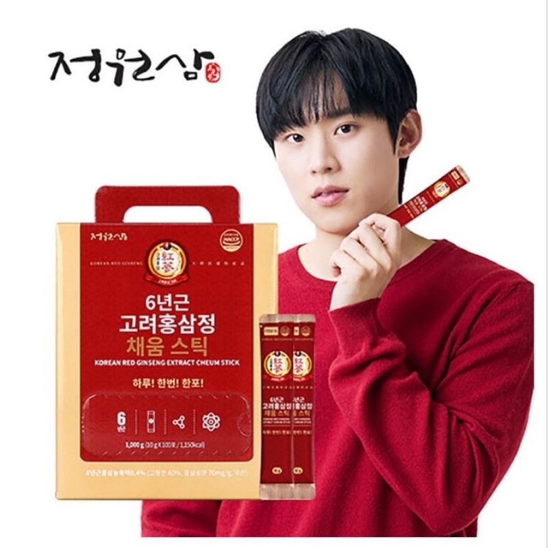 🇰🇷!!HALAL!!Korean Red Ginseng Extract Cheum Stick JUNGWONGSAM (1 biji)