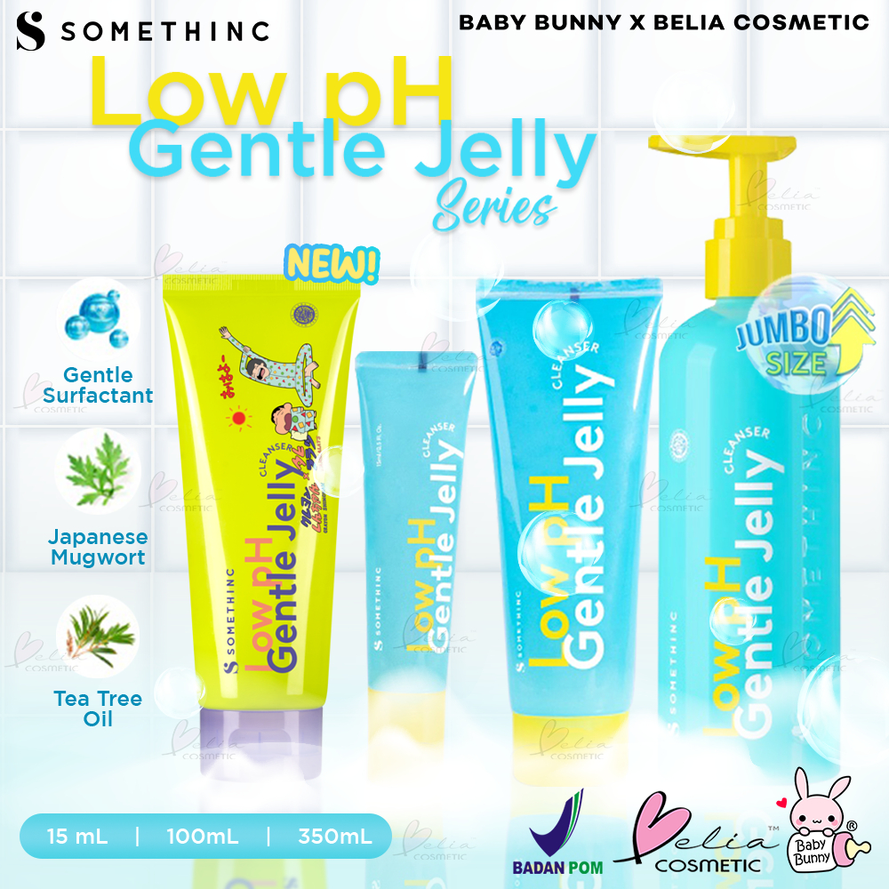 ❤ BELIA ❤ SOMETHINC Low pH Gentle Jelly Cleanser | Sabun Cuci Muka pH rendah | Facial Wash | BPOM