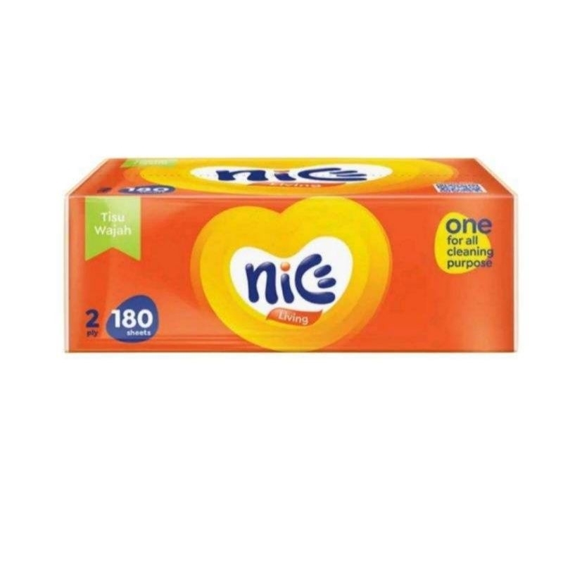 Nice Facial Tissue Soft Pack 180 sheets 2ply