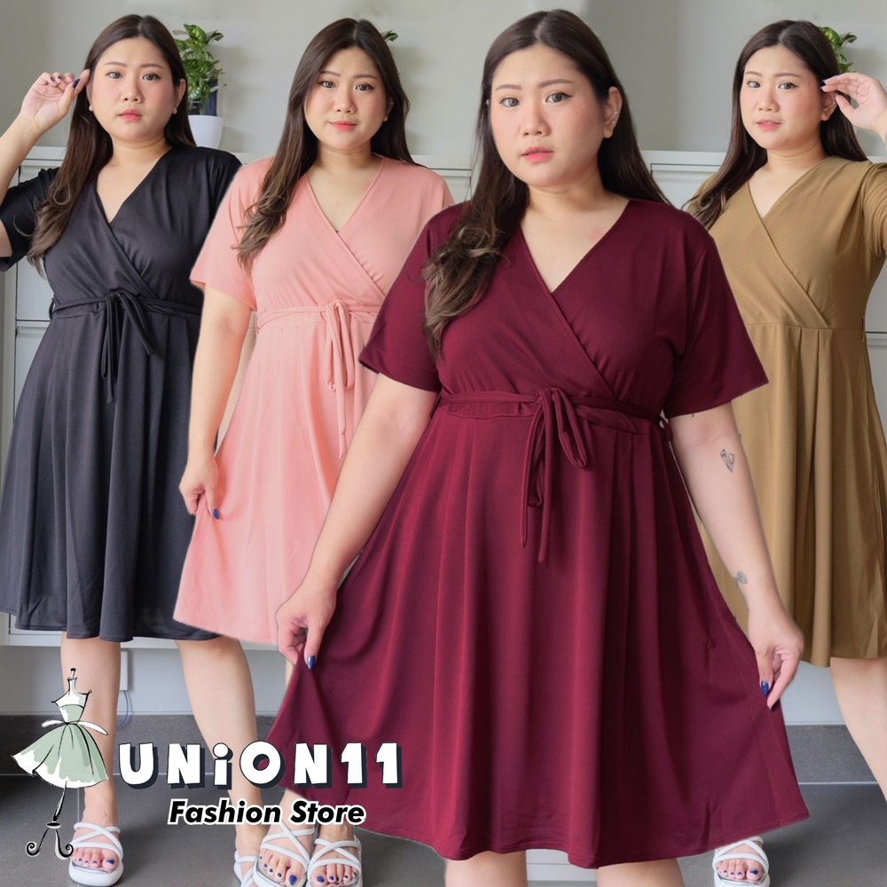 UNION11 - DRESS JUMBO WANITA LD 120 / BAJU JUMBO WANITA / DRESS PESTA WANITA BIGSIZE / DRESS JUMBO WANITA / DRESS JUMBO XXXL WANITA CINDY