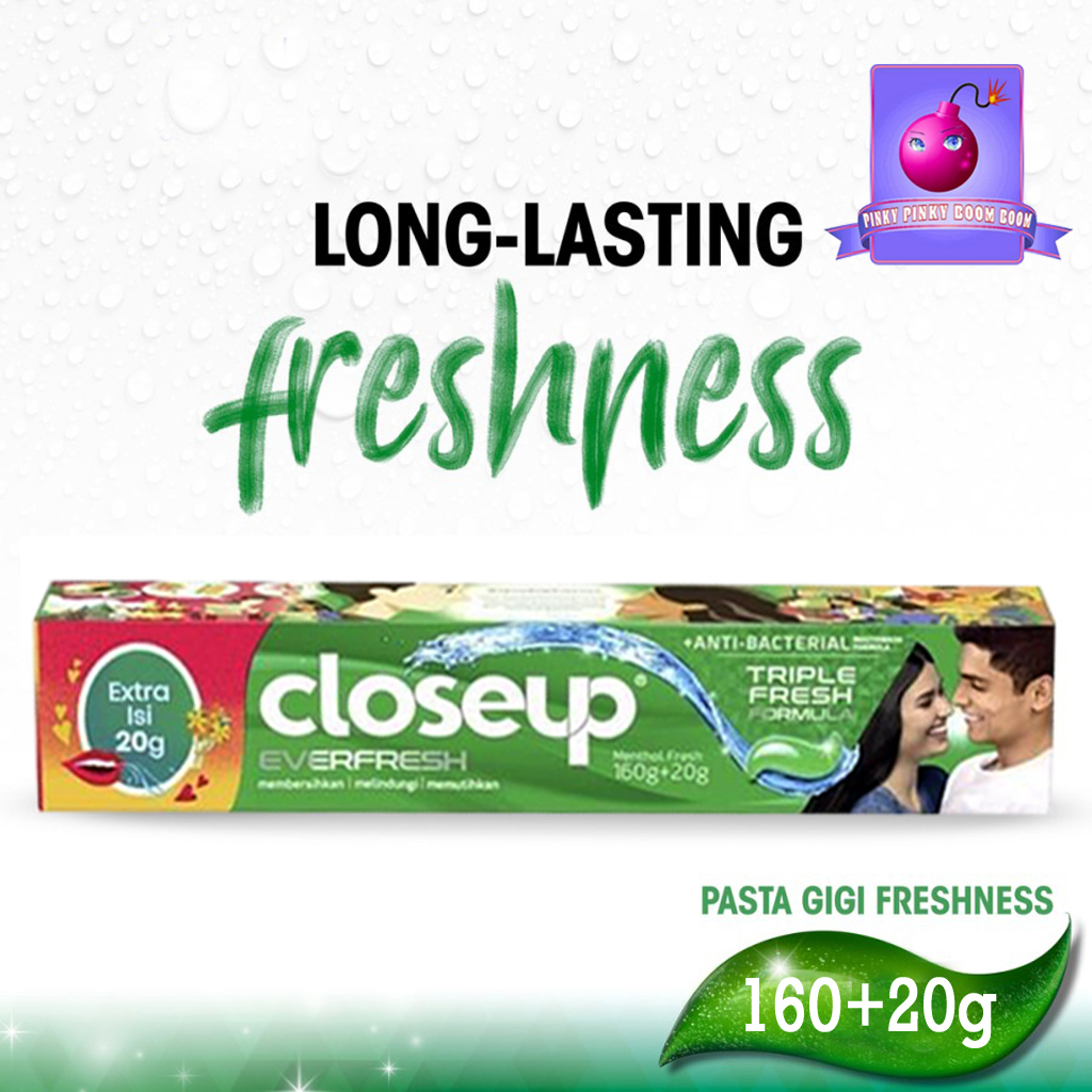 Closeup Pasta Gigi Mentol Fresh 160 110 g Close Up Toothpaste 160g