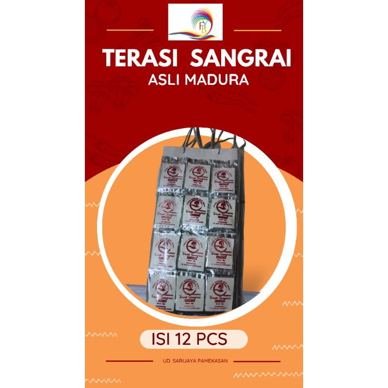 

TERASI SANGRAI ISI 12 PCS