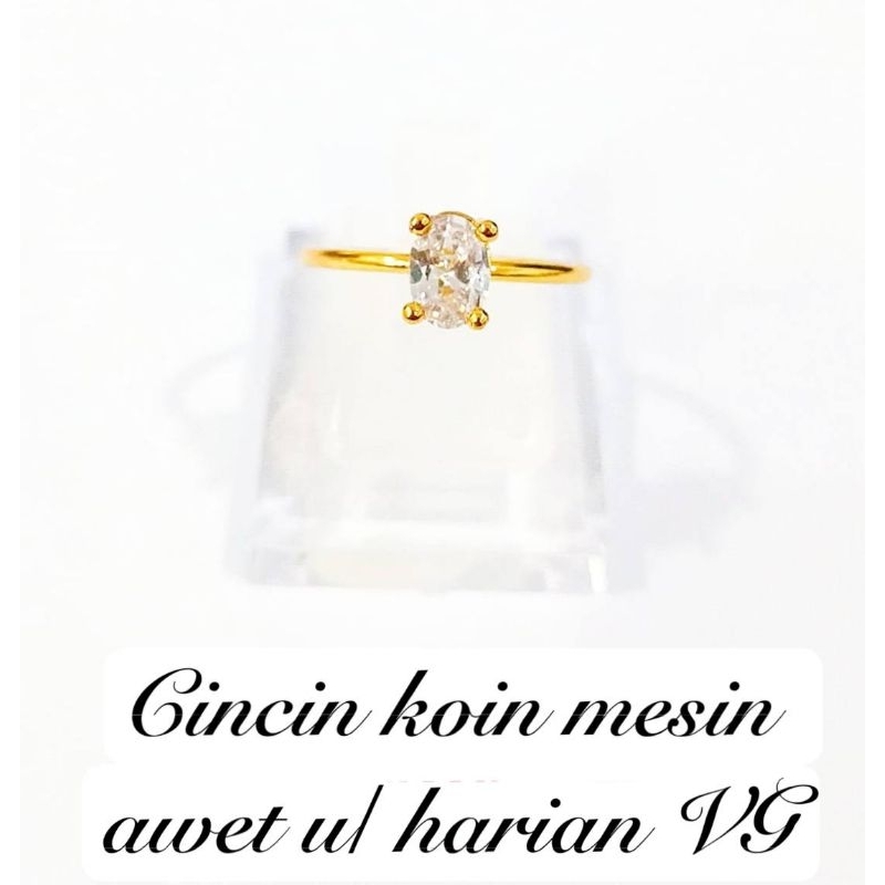 cincin mata setara 1 gram model mirip emas asli awet pakai harian