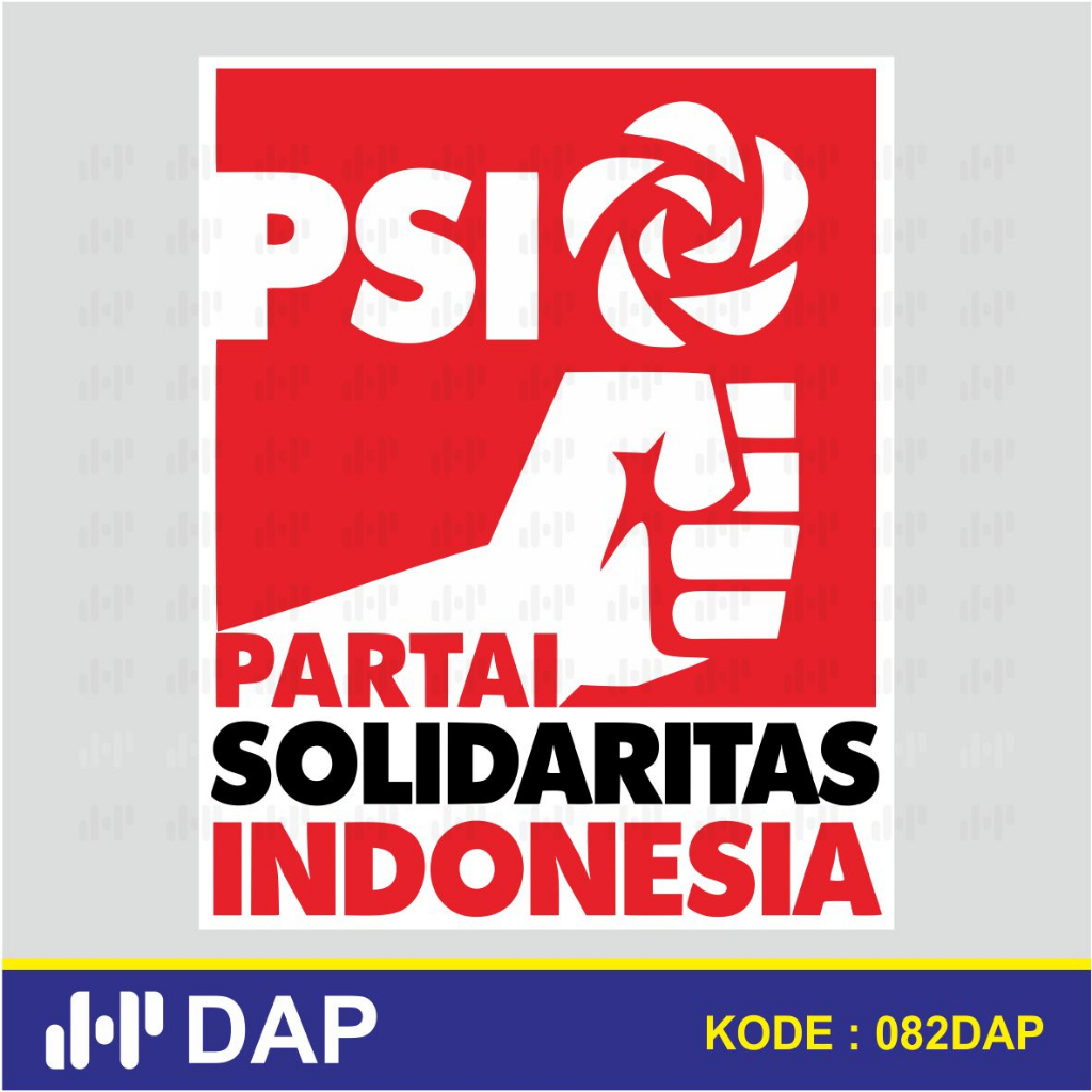 

082 - STIKER PARTAI SOLIDARITAS INDONESIA - 8 x 10 CM - VYNIL - TERBAIK