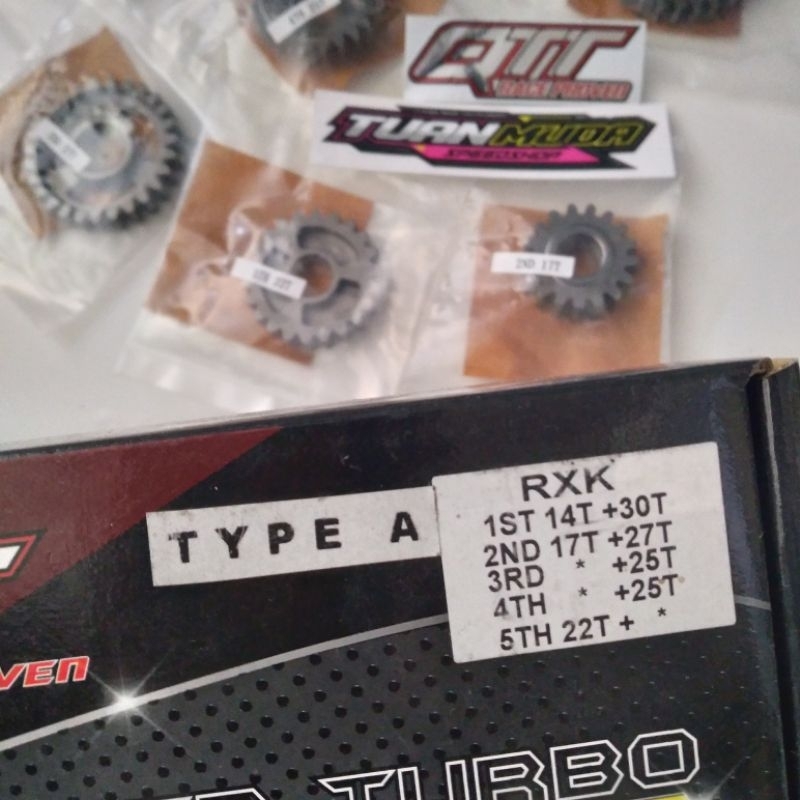 Gigi rasio Rx king Qtt type A