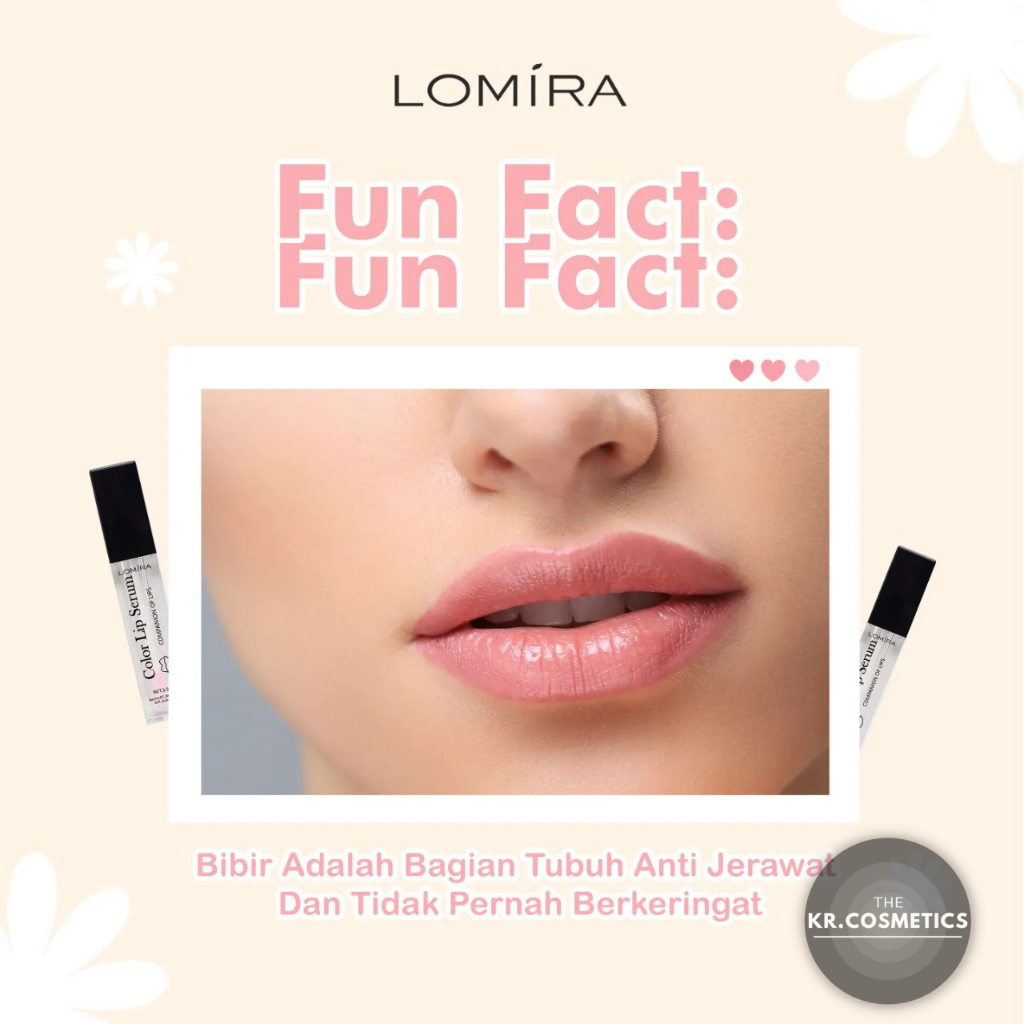 LOMIRA color lip serum bibir 5,5 gr