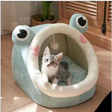 Tempat Tidur Kucing Anjing Pet Bed Kasur Sarang Hewan Peliharaan Empuk Lembut Nyaman