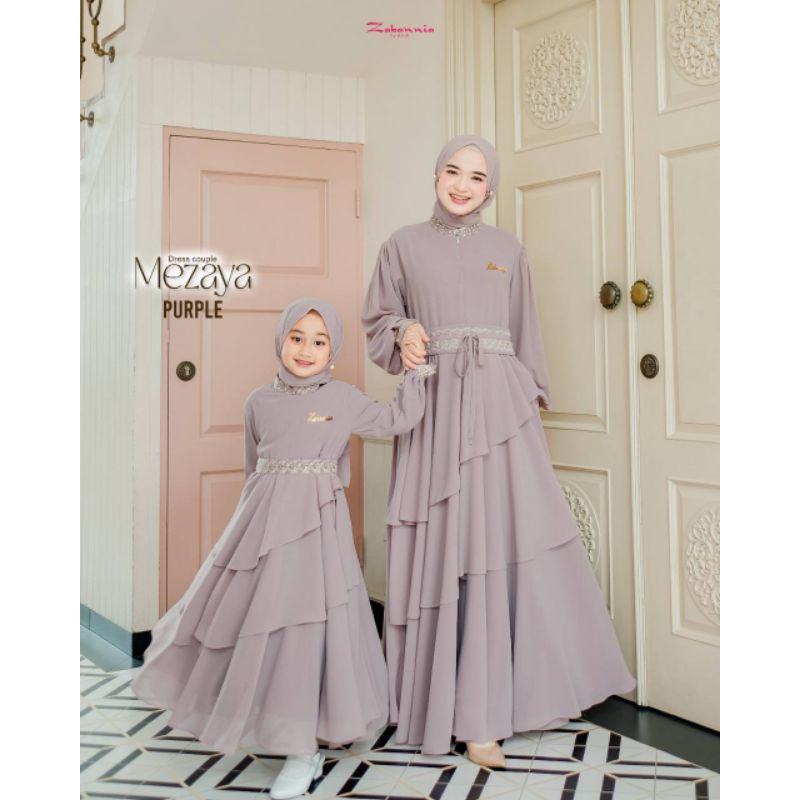 MEZAYA DRESS COUPLE MOM KIDS ZABANNIA