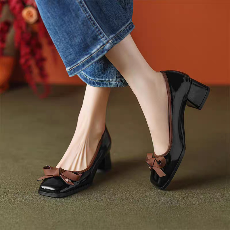 COD POS 457 Sepatu High Heels Hak Tinggi Glossy Wanita Import Premium