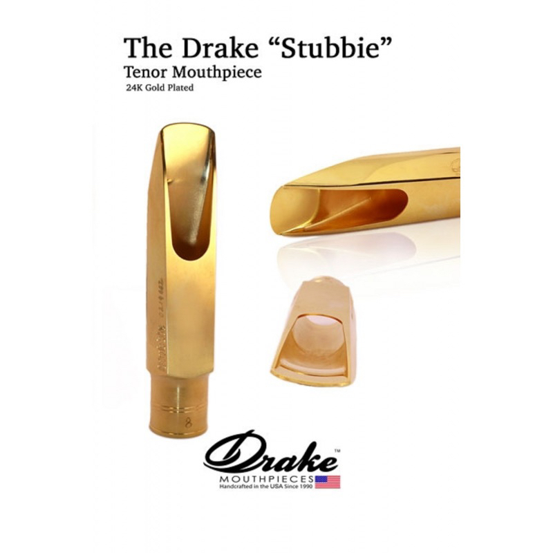 Mouthpiece Saxophone Tenor Drake Stubbie Mouthpiece Metal Original