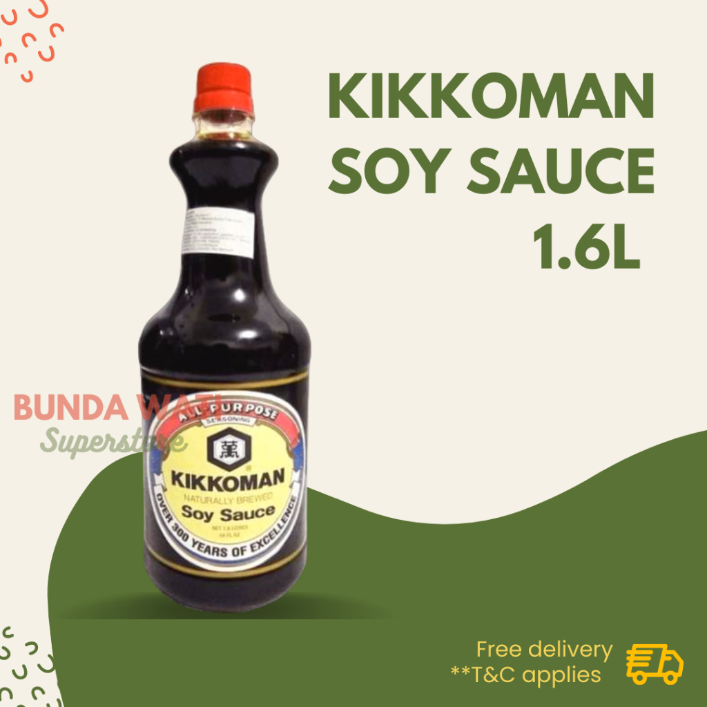 

Kikkoman Soy Sauce - Shoyu - All Purpose Seasoning (IMPORT) 1.6 L