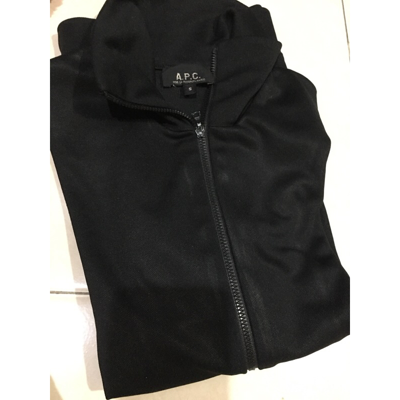 preloved jaket hitam uk s