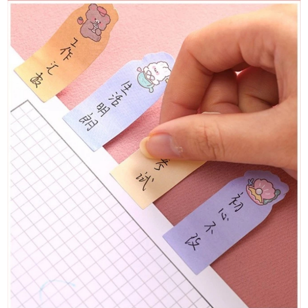 Sticky Notes Index Lucu Pembatas Buku Lucu Page Marker STK4