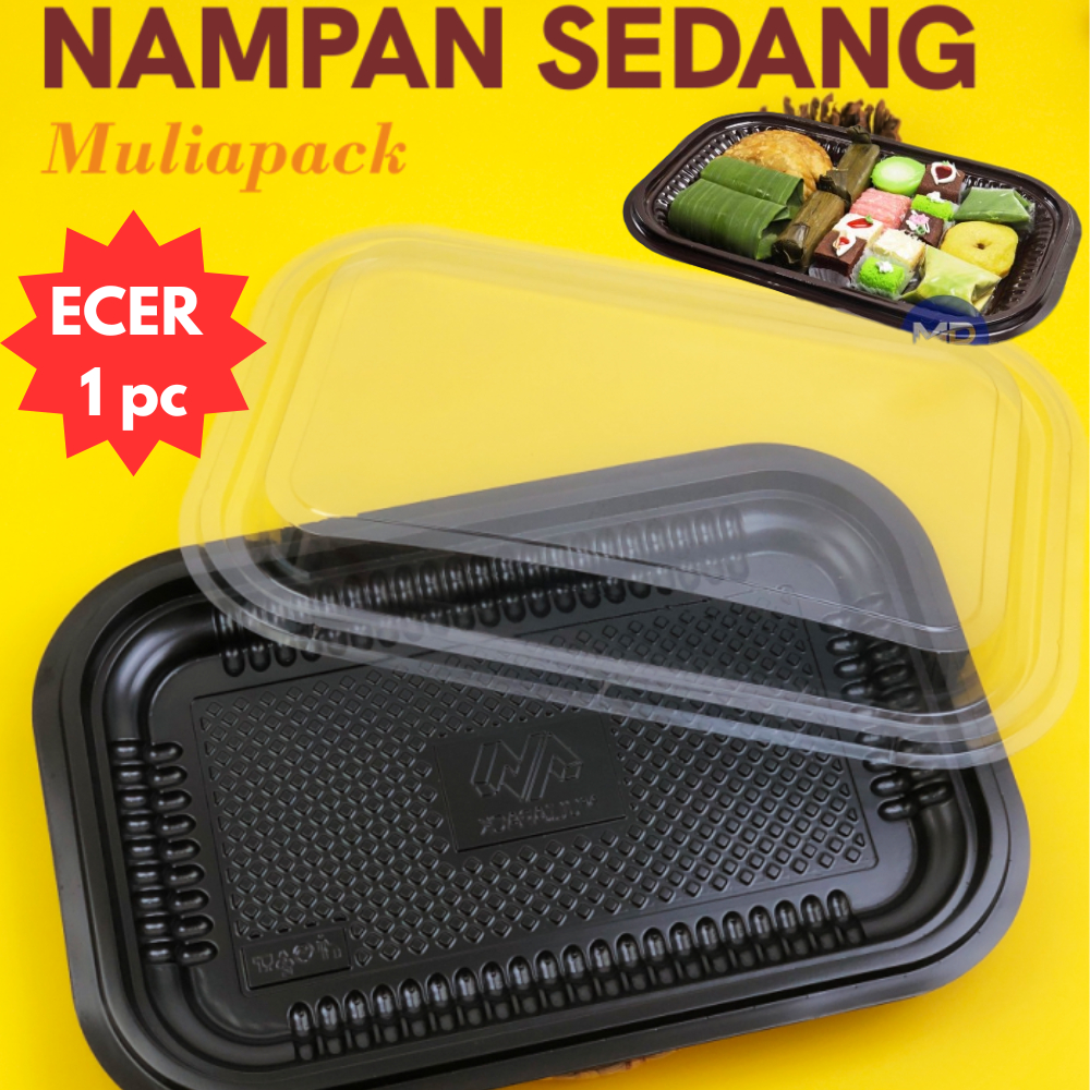 Mika Nampan Sedang ECER 1pc / Mika Plastik Wadah Saji Sedang