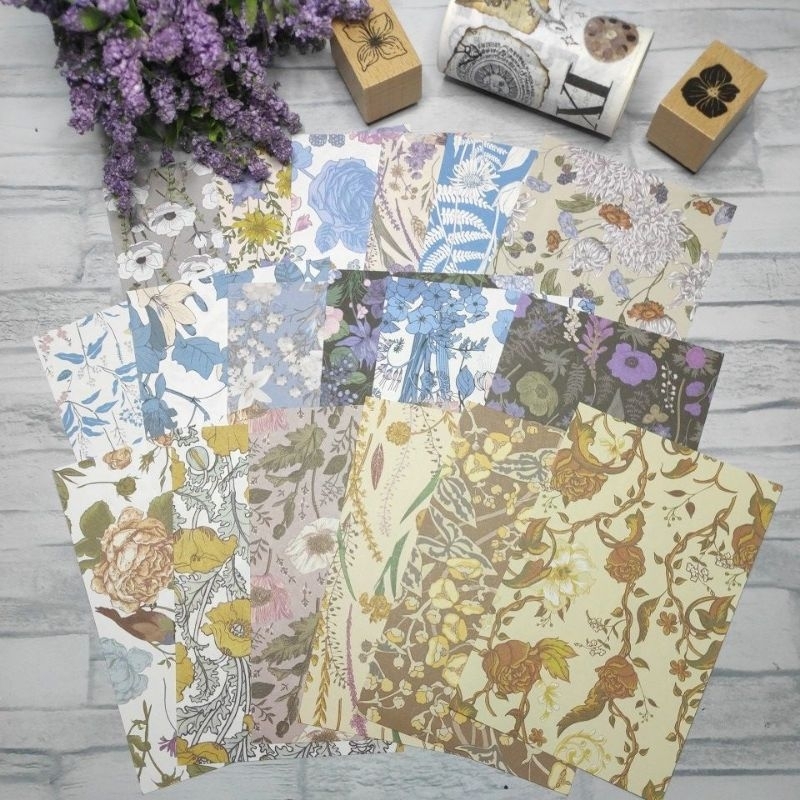 

Paper | Kertas Motif Bunga 10 pcs