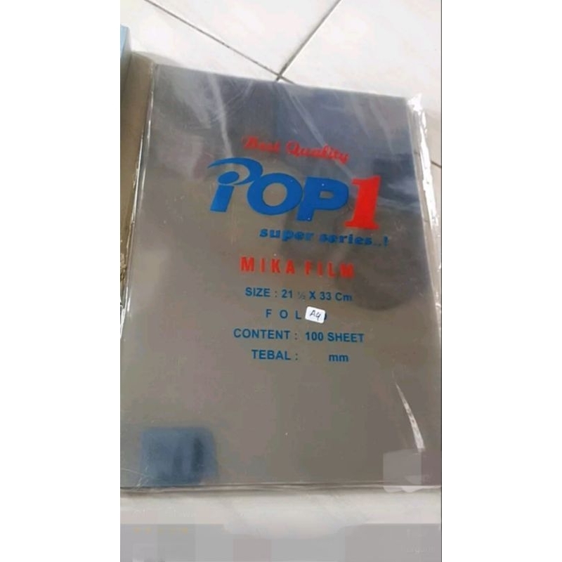 

Mika cover ukuran A4 - 100 lembar