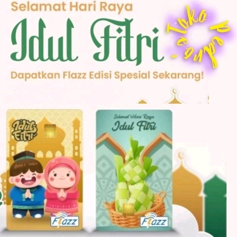 Kartu Flazz BCA Gen 2 /Gen2 - Edisi Lebaran /eToll /eMoney Card