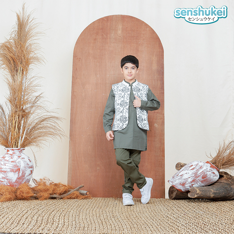 [Brandedbaby] 5T-13T SETELAN BAJU KOKO ANAK KURTA TURKI PAKISTAN PREMIUM IMPORT/SET BAJU KOKO BORDIR