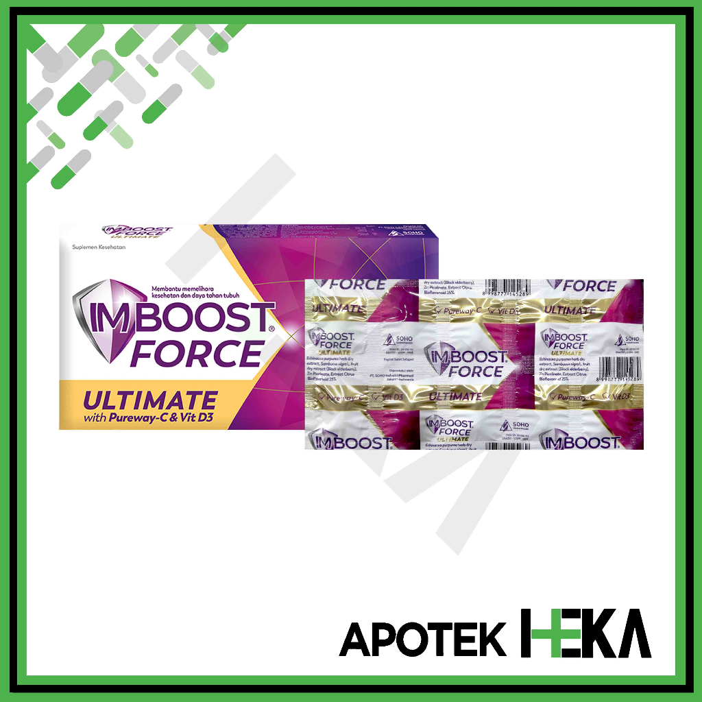 Imboost Force Ultimate Kaplet Box isi 3x10 Tablet - Daya Tahan Tubuh (SEMARANG)