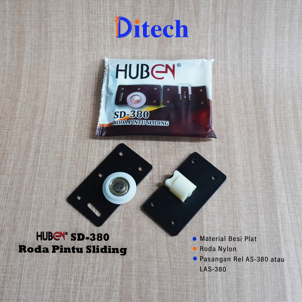 Roda Pintu Sliding Huben SD-380 / Roda Pintu Geser HUBEN SD - 380