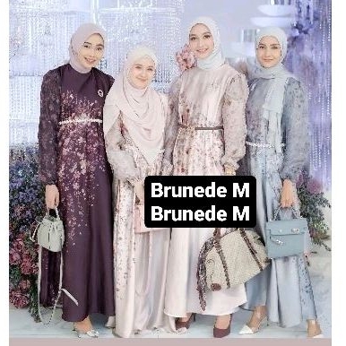 LALUNA SIGNATURE DRESS BRUNEDE M BY VANILLA HIJAB