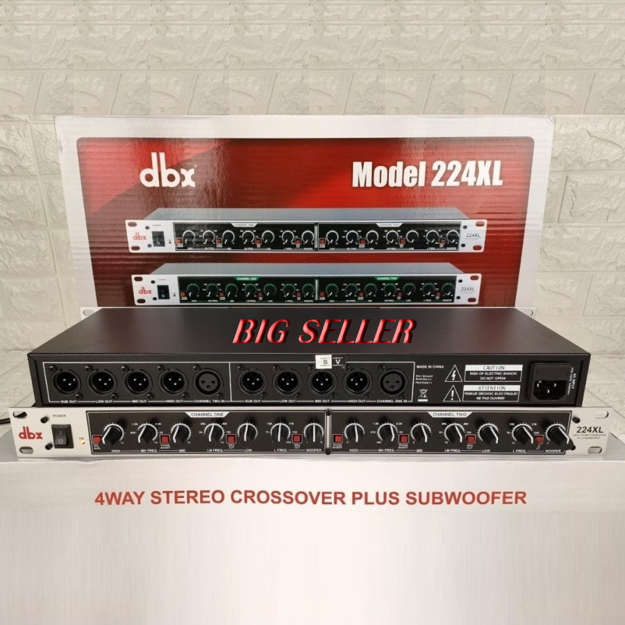 crosover DBX 224XL + SUB DBX224XL DBX 224 XL