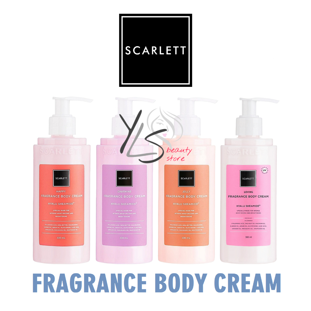 SCARLETT WHITENING BODY CREAM - TERDAFTAR BPOM - BODY CREAM SCARLETT - SCARLETT BODY CREAM