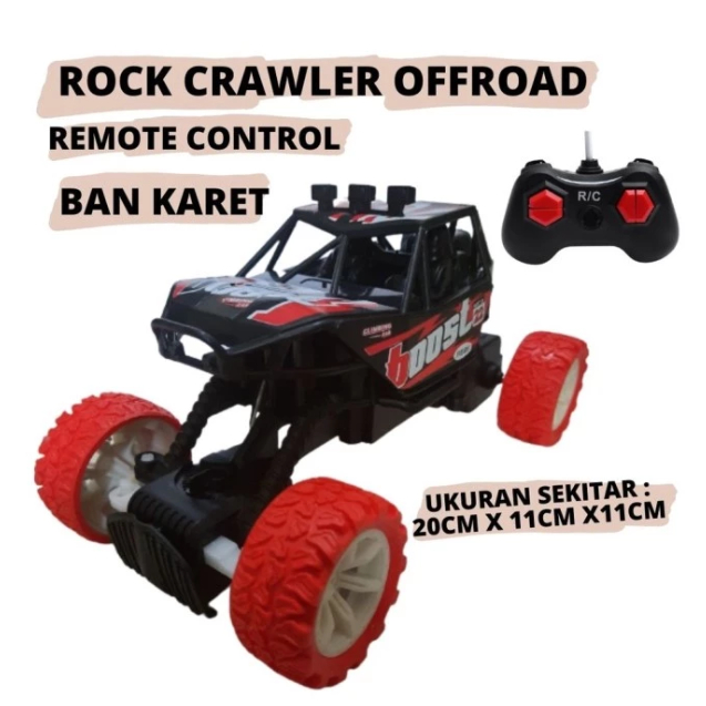 Mainan Mobil Remote Control Offroad Drift Boost Monster Ban Karet top Speed Rc Rock Crawler New