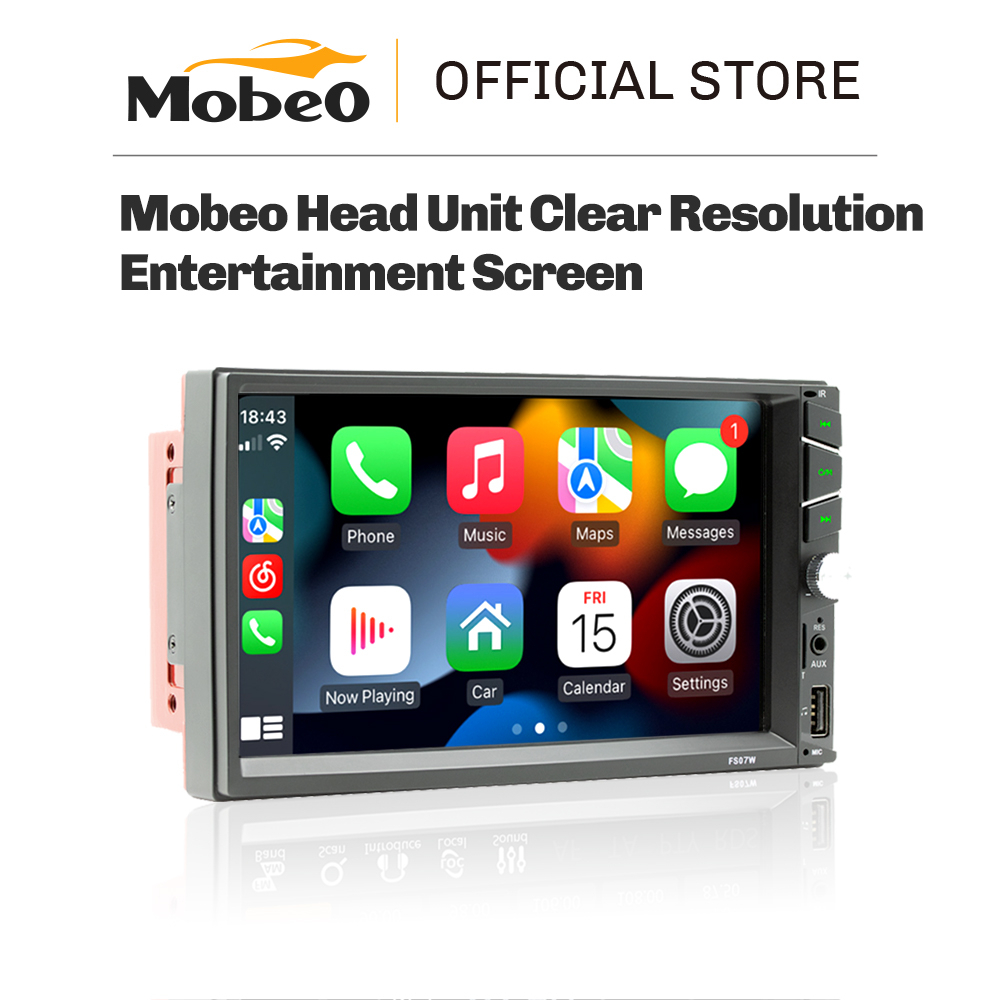 [NEW PRODUCT] Mobeo Head Unit MCP01 Untuk Semua Double Din Mobil 7Inch  Car Radio Multimedia Player Support Bluetooth/Radio/USB/Carplay/Android Auto