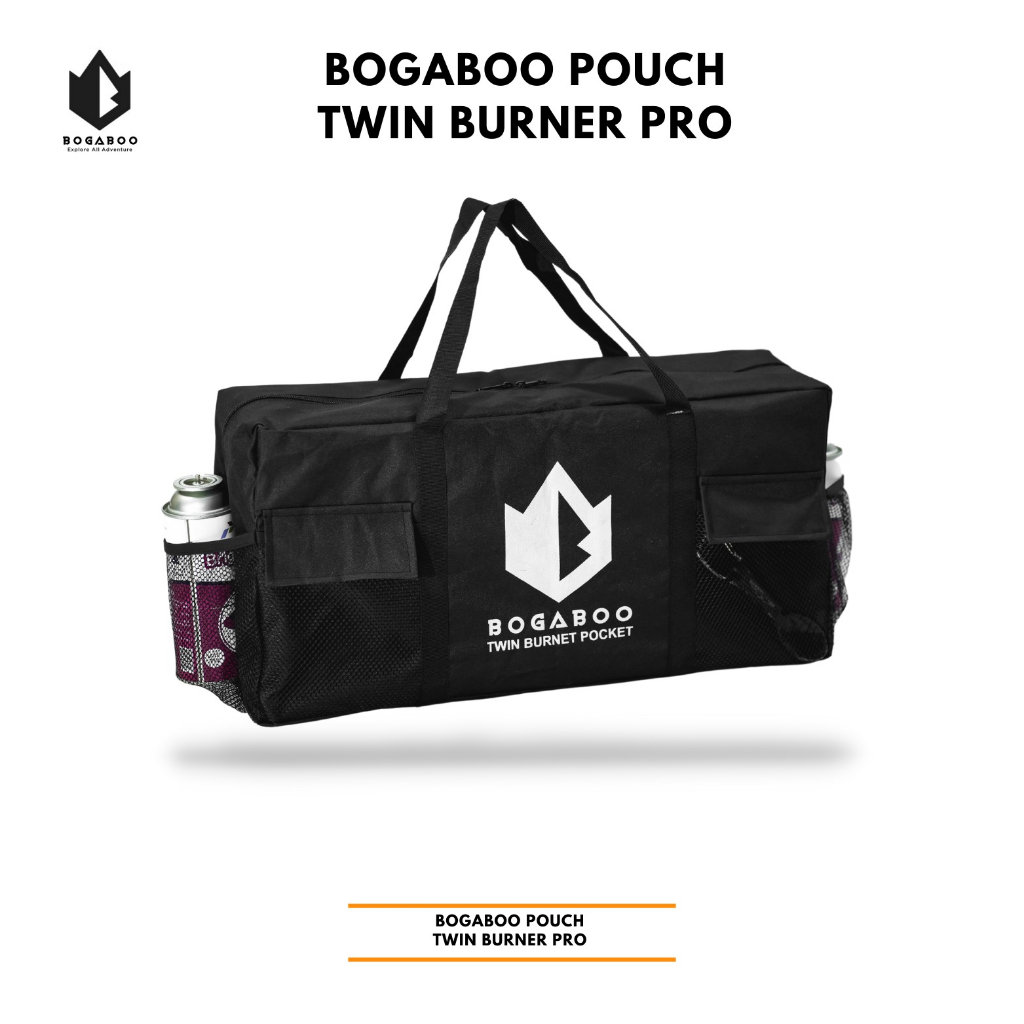 BOGABOO Tas Kompor Twin Burner PRO - Stuff Sack - Sarung Kompor 2 Tungku - Kantong Kompor Camping Li