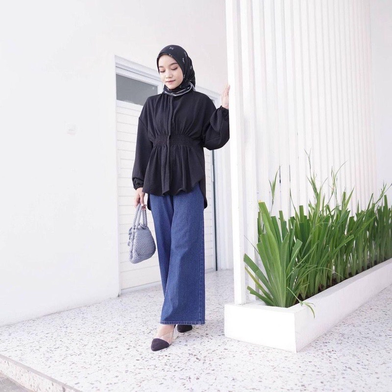 VEBBY BLOUSE / BLOUSE OVERSIZE WANITA