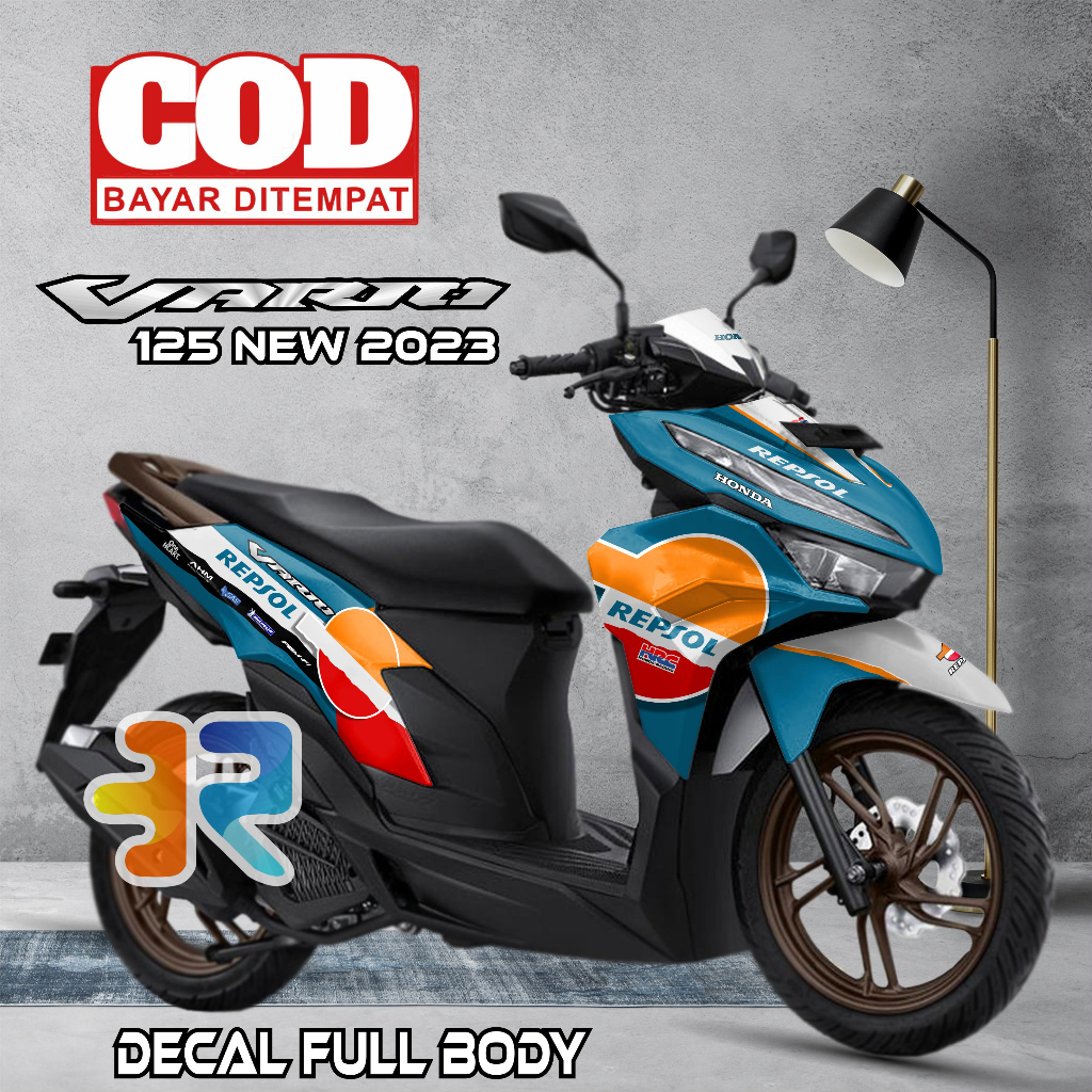 Decal Vario 125 New 2023 Stiker Full Body Variasi Desain Repsol Nsr