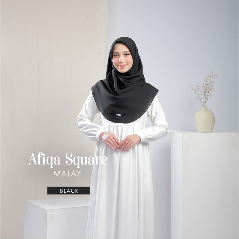 AFIQA KHIMAR SQUARE MALAY BY NAISHA