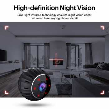 Mini WiFi IP Camera CCTV IR Sensor 1080P USB Baterai / Kamera CCTV Kecil Mini WIFI  Kualitas Gambar Jelas Jernih Bagus Full Hd / CCTV Camera Akses HP Smartphone dengan LED Sensor Infrared IR / Kamera CCTV Kamar Rumah Kantor Perlengkapan Rumah Unik Murah