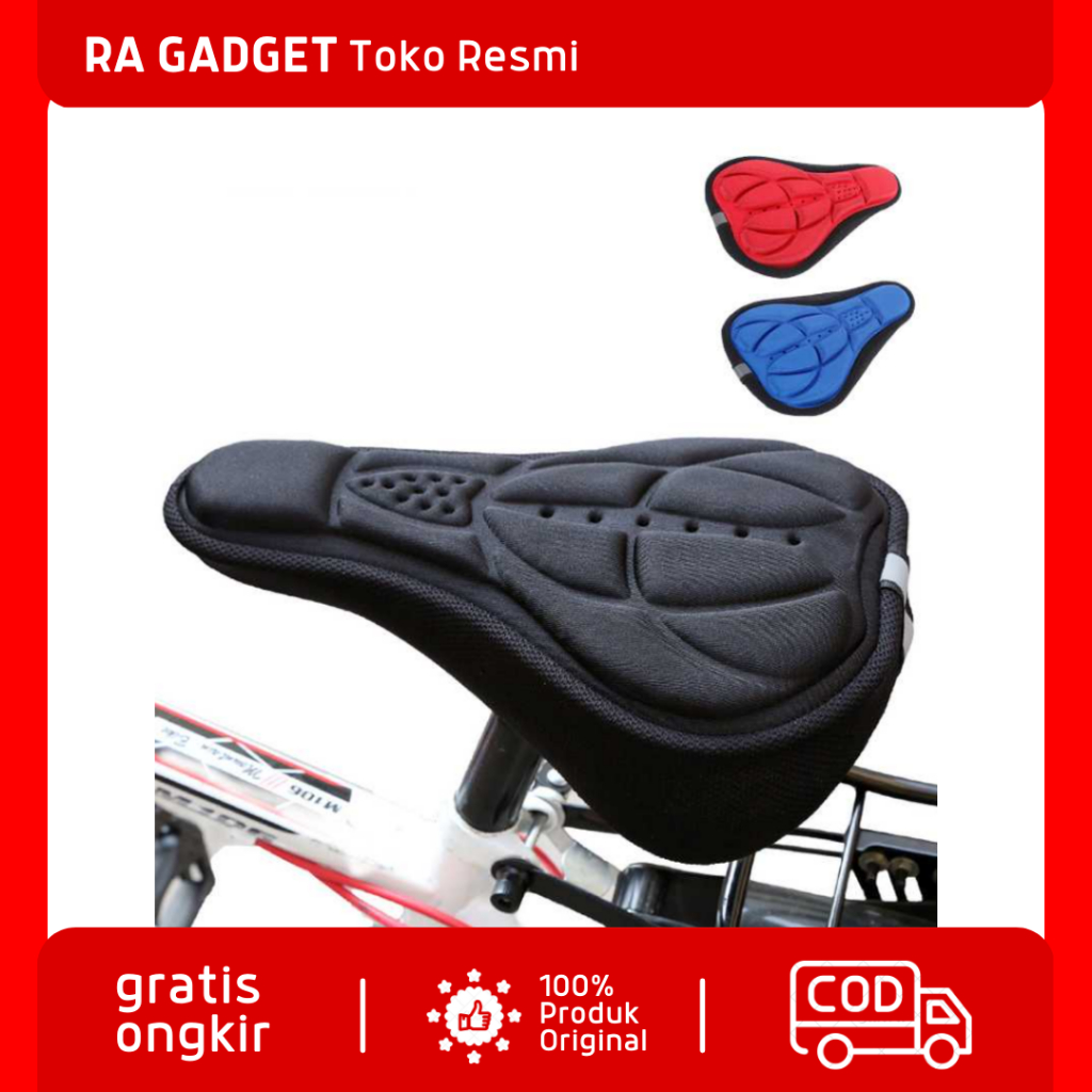 Jok Sadel Sepeda Sporty Sponge Bicycle Seat / Cover Sadel Sedel Saddle Dudukan Bantalan Sepeda Empuk