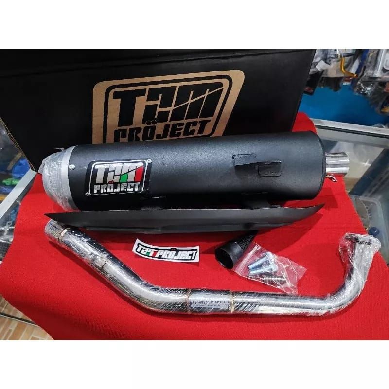 KNALPOT TZM ORIGINAL VARIO 125/150 NEW, KNALPOT CMS TZM VARIO ORIGINAL