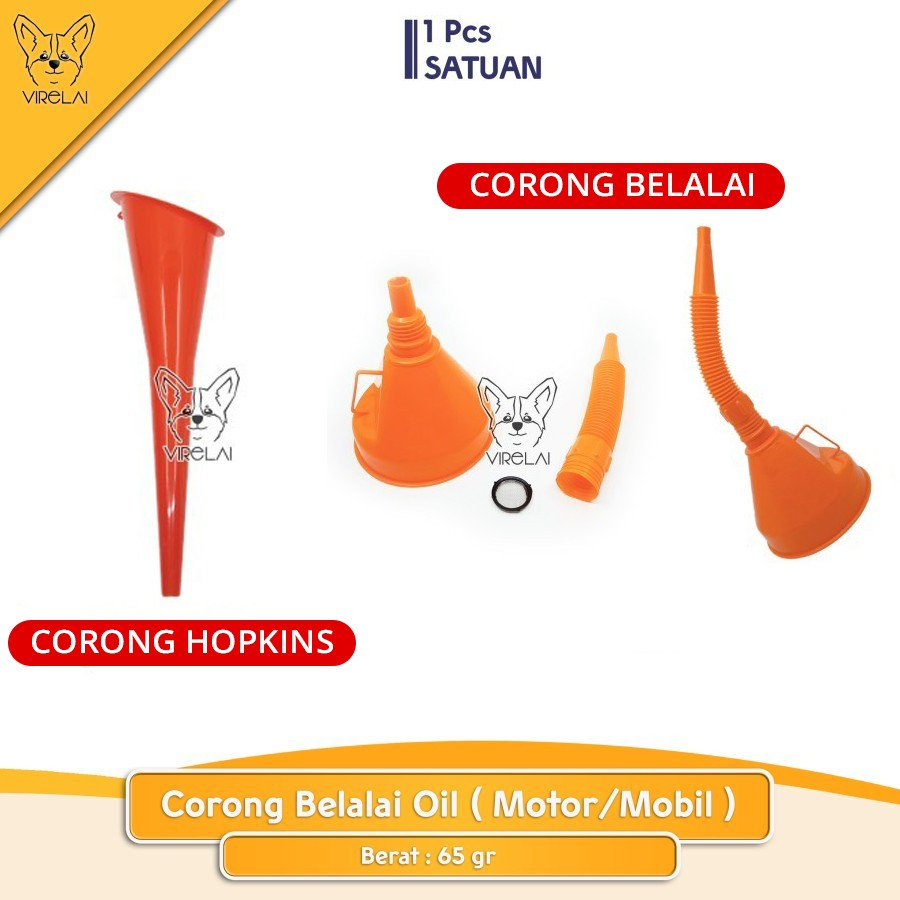 Corong Belalai Oil 145 mm / Corong Hopkins Oli Model Panjang