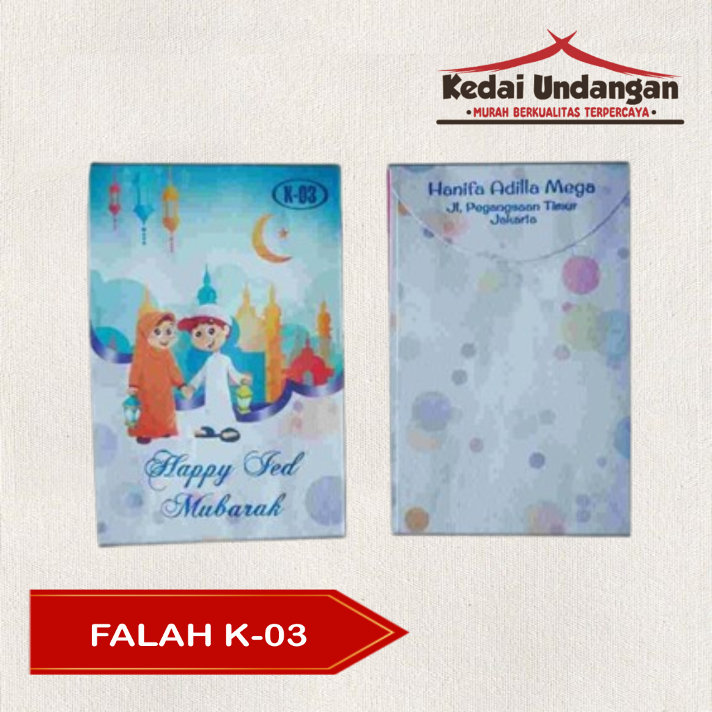 

Amplop Falah Kids-03 Isi 50 Lembar Tanpa Tulisan