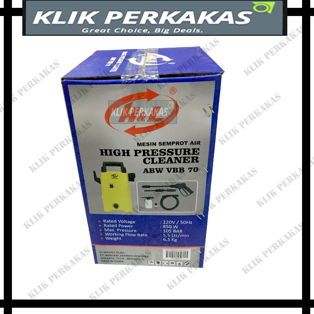 Jet Celaner Mesin Cuci Steam Motor dan Mobil H&amp;L VBB70 High Pressure