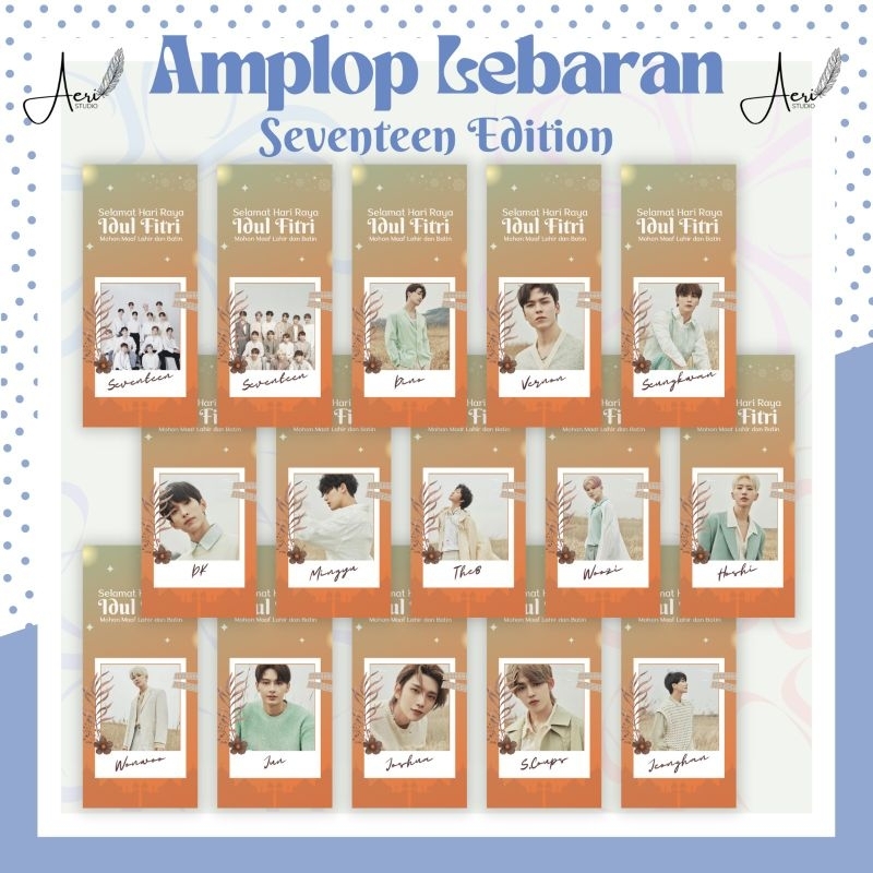 

Amplop Lebaran Panjang [KPOP] Seventeen Edition