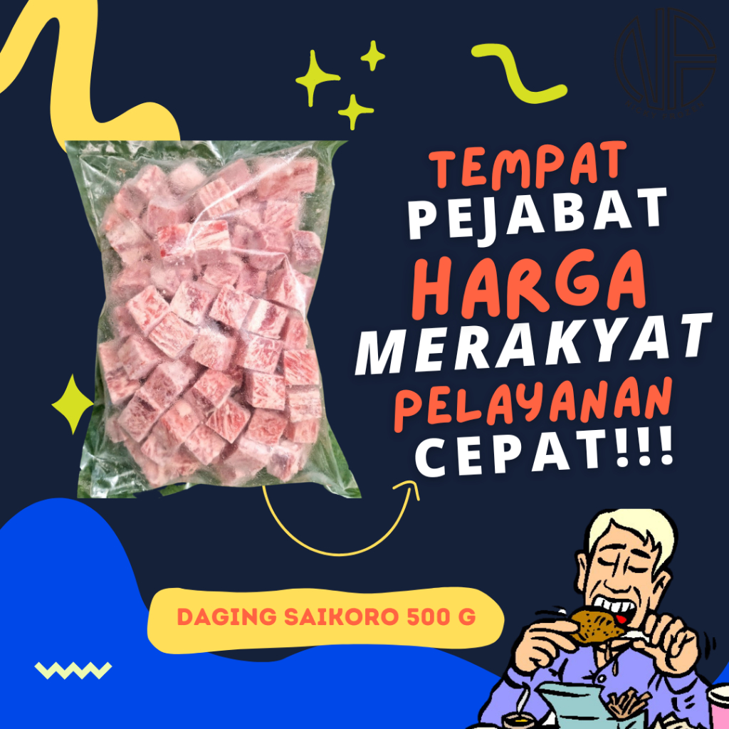 

DAGING SAIKORO JUICY & EMPUK 500GR