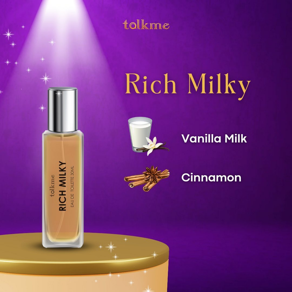 Talkme Rich Series 30ml Eau De Toulette (isi 6pcs) Parfum Talkme Tahan Lama Farfum Pria Parfume Wanita Unisex - Hampers Lebaran Parfum