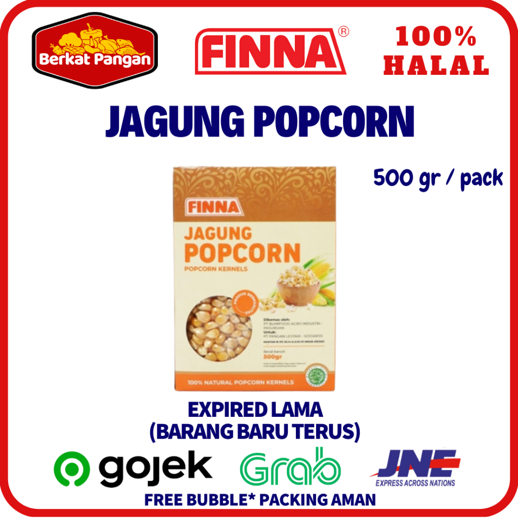 Finna Jagung Popcorn Pop Corn 500gr