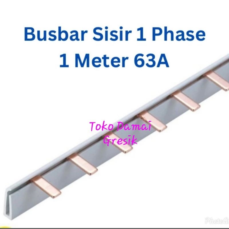 Sisir MCB 1 phase fase 63A. Jumper MCB