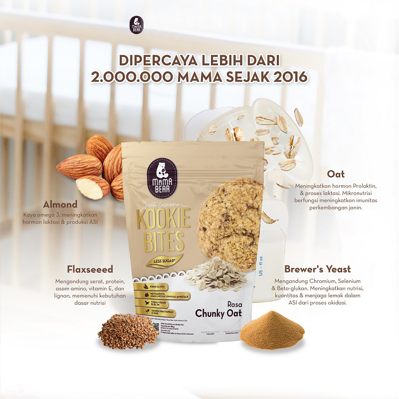 MAMABEAR KOOKIE BITES 150G | DAIRY FREE | GLUTEN FREE | EGG FREE