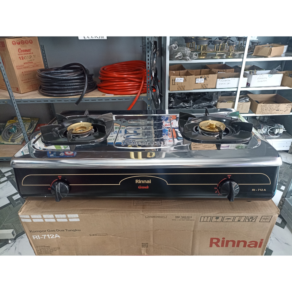 RINNAI KOMPOR GAS 2 TUNGKU RI 712A SERI GRANDE