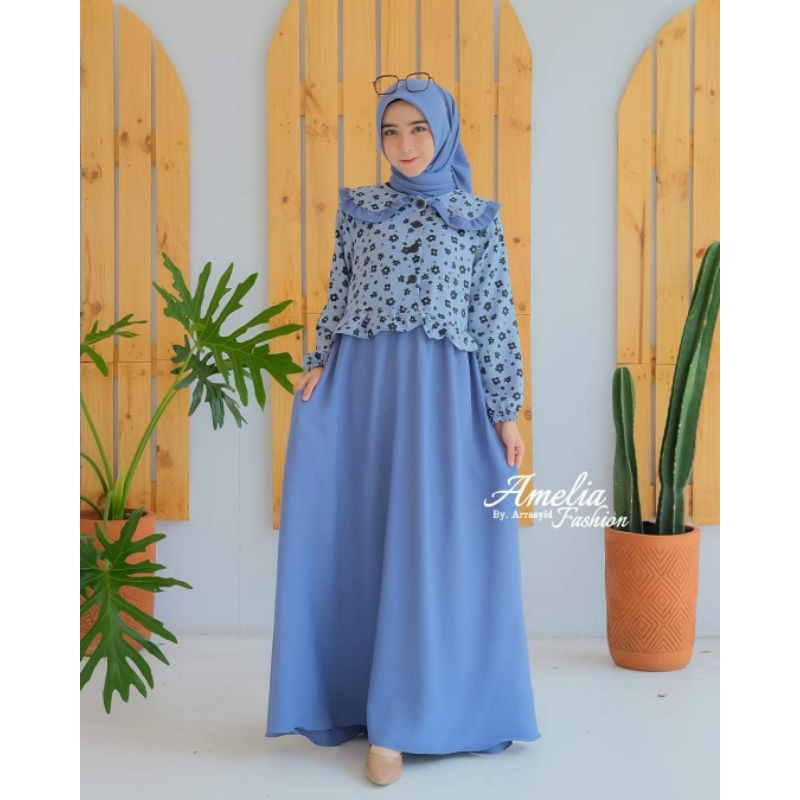 Gamis by Amelia Fashion | Gamis Bunga by Amelia Fashion
