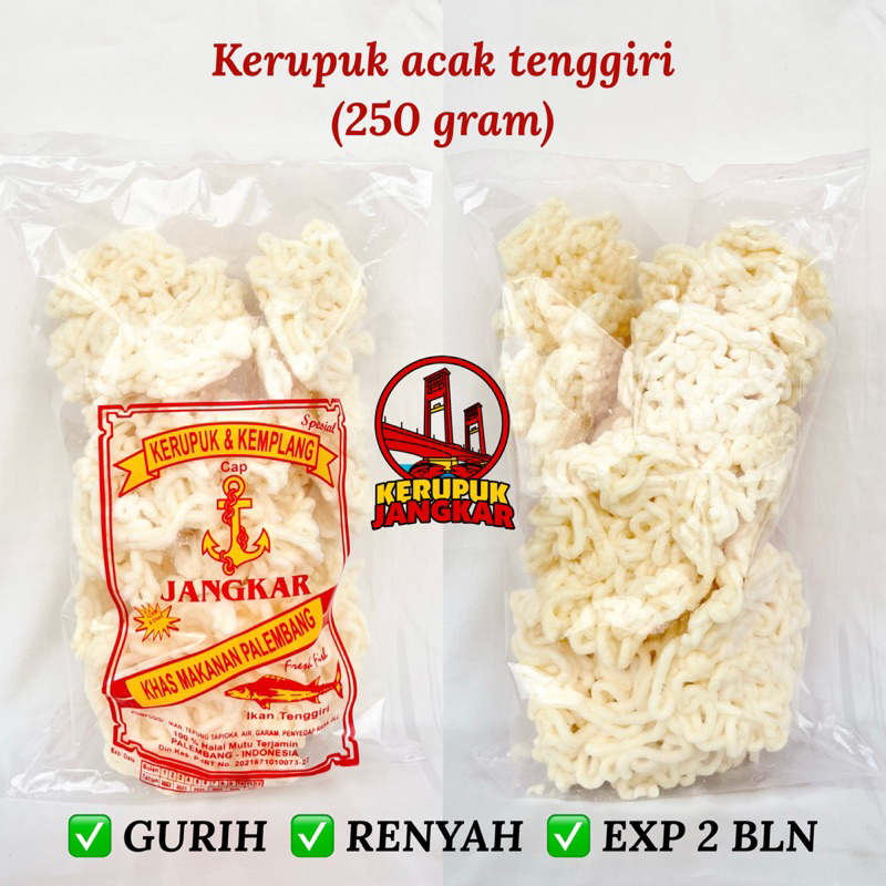 

Kerupuk Acak Asli Palembang 250 Gr | Asli Ikan Tenggiri